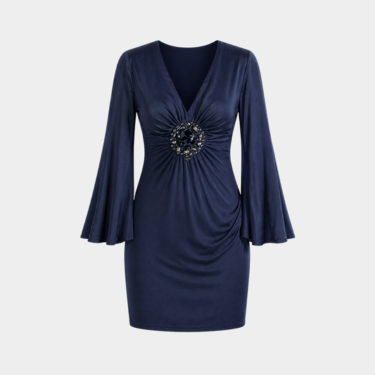 Jeweled Halo Dress