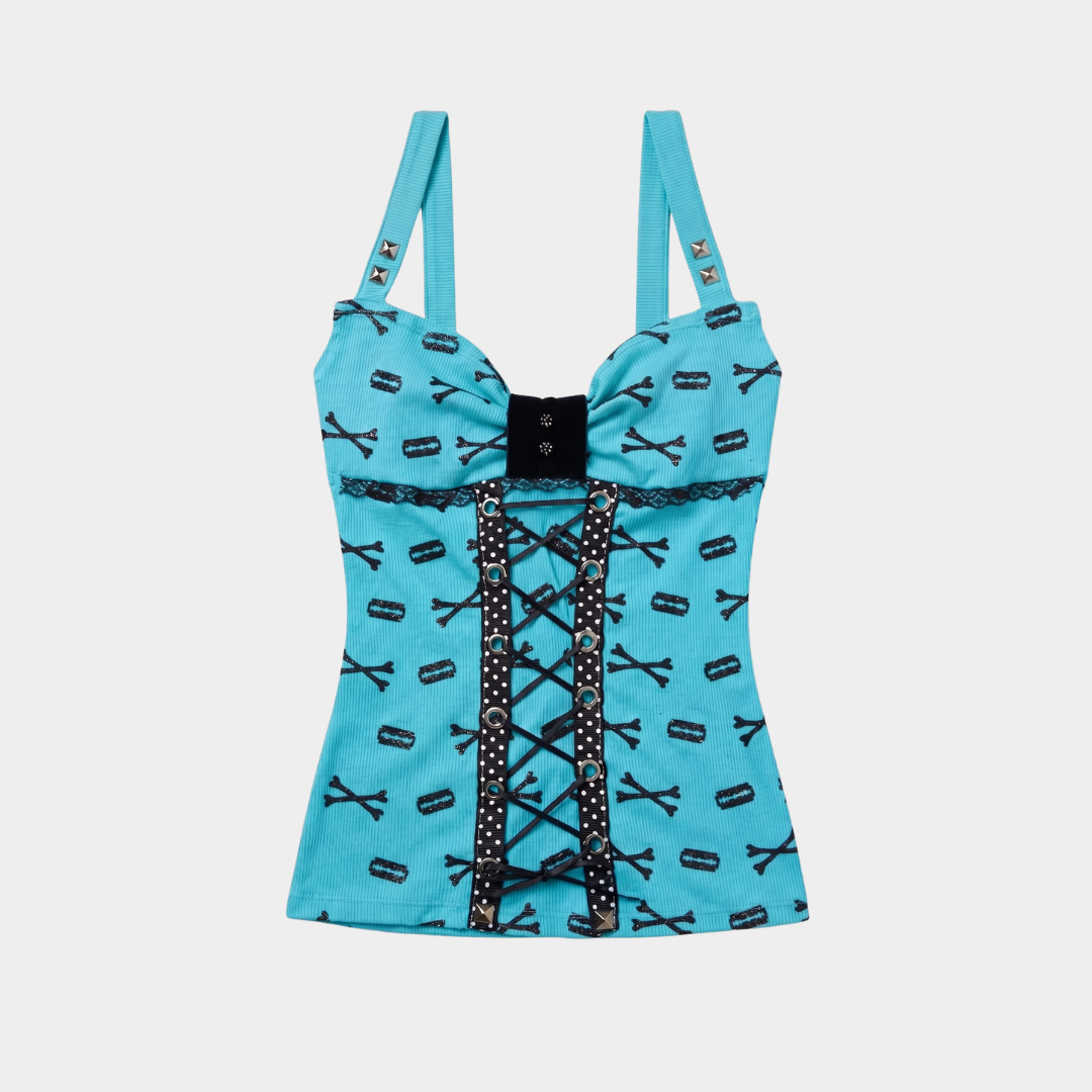 Skull Charm Top
