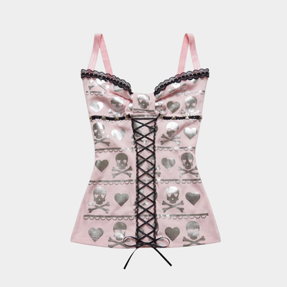 Skull Charm Top