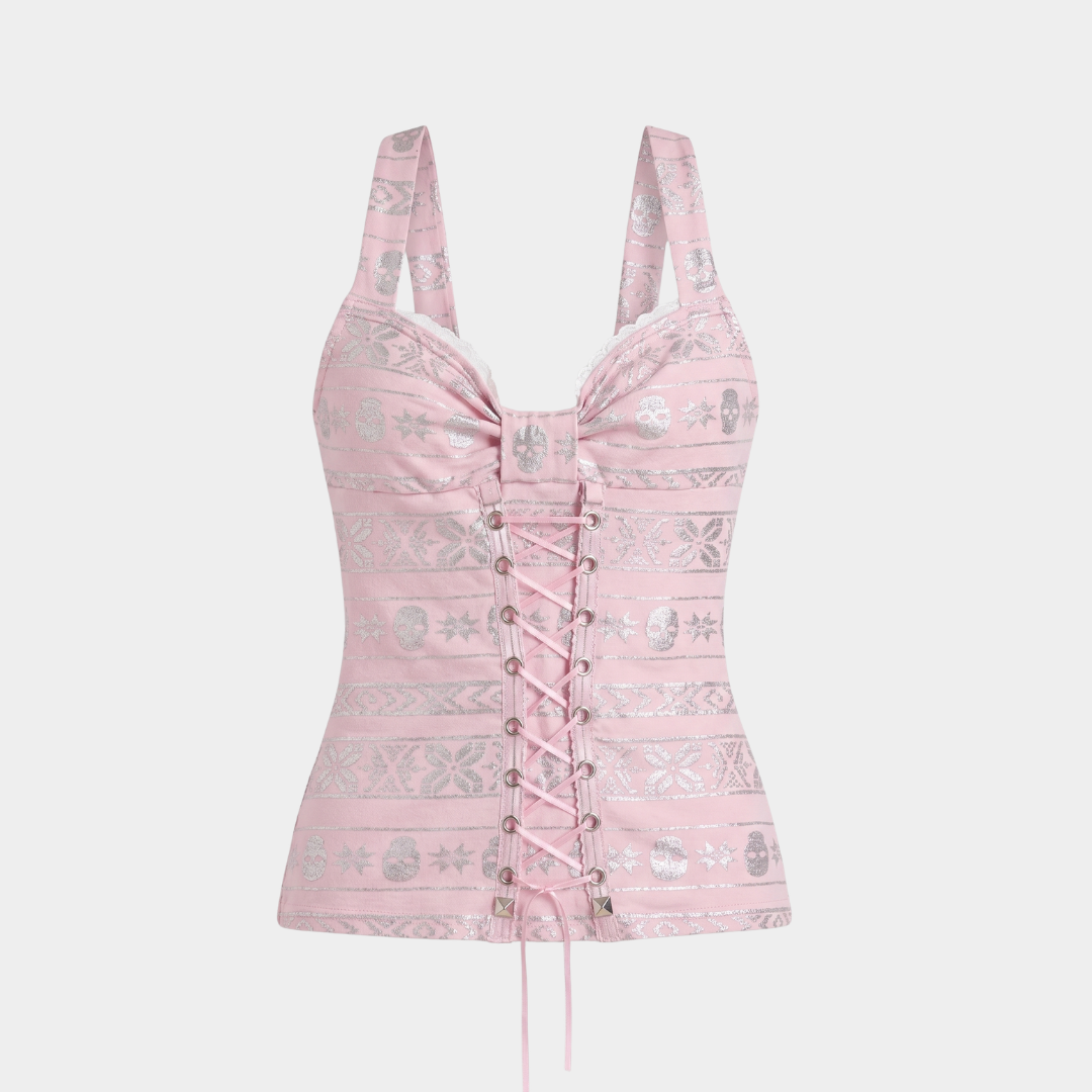Skull Charm Top